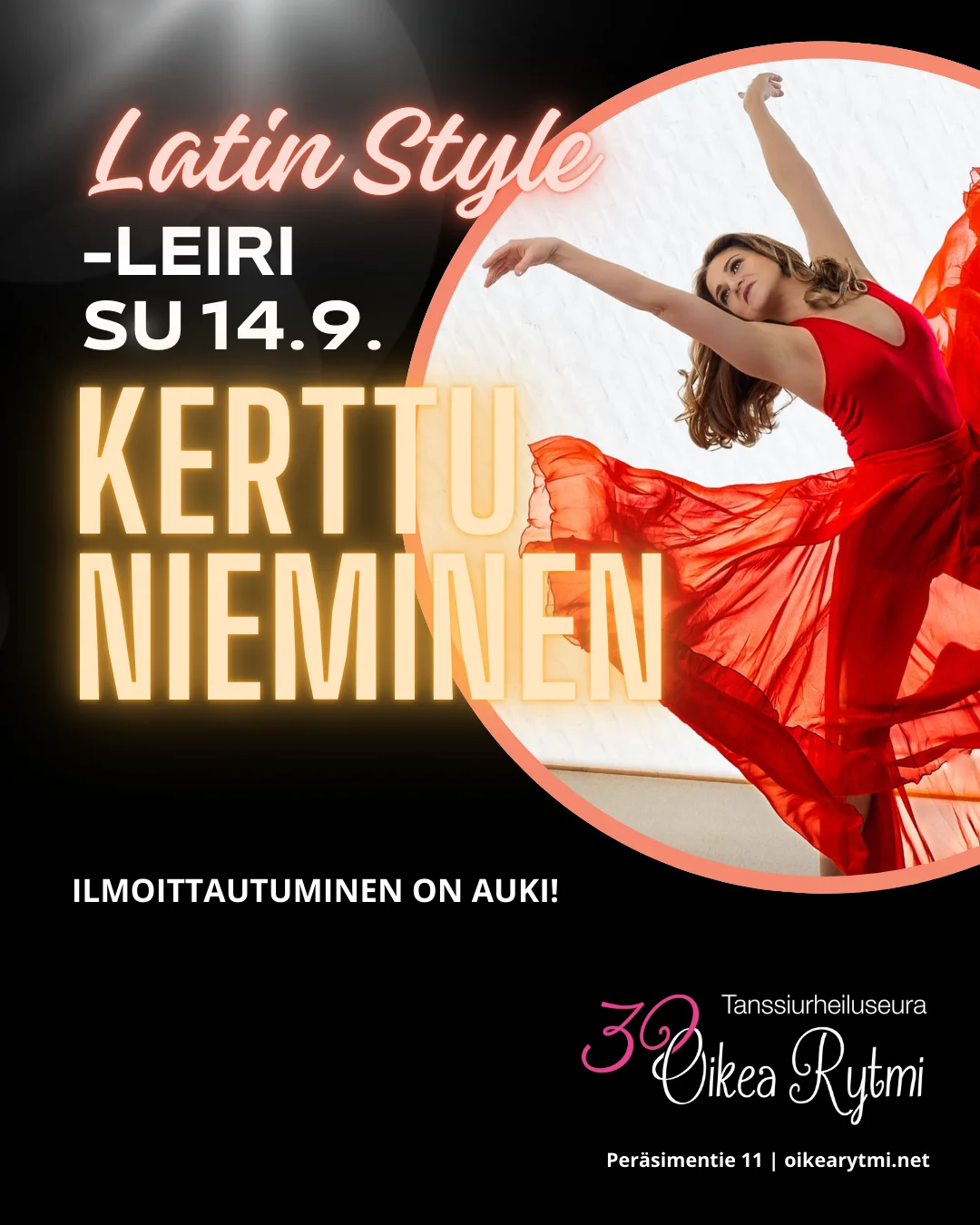 Lähellä.fi | Latin Style -leiri Kerttu Niemisen johdolla