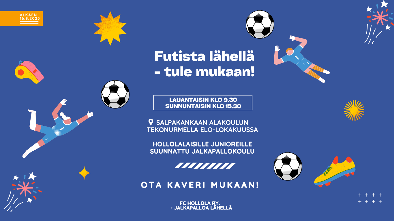 FC Hollola - jalkapalloa lähellä