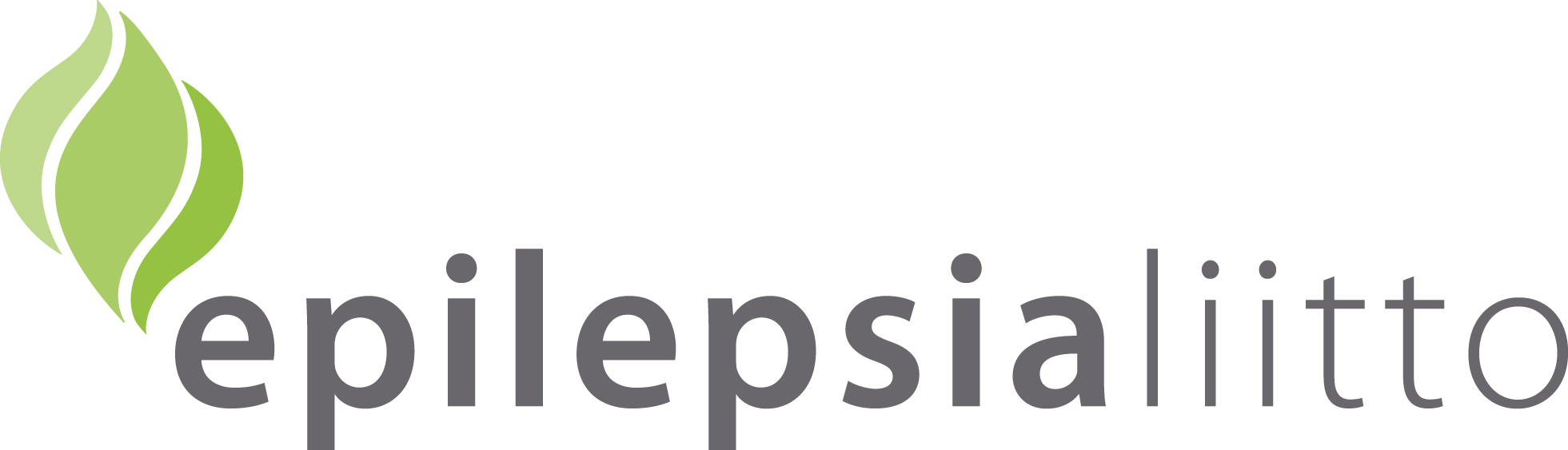 Epilepsialiiton logo, jossa vihreä liekki.