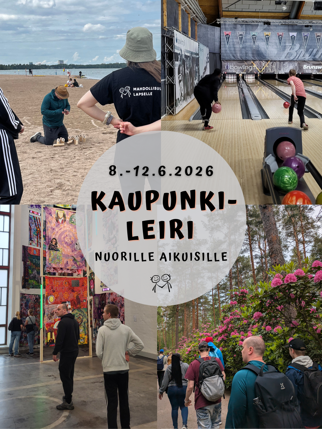 Kaupunkileiri nuorille aikuisille.
