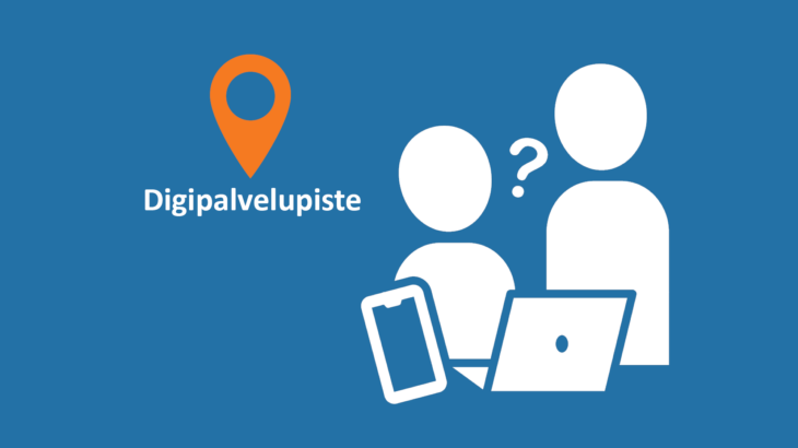Digituen symboli ja Digipalvelupisteen logo
